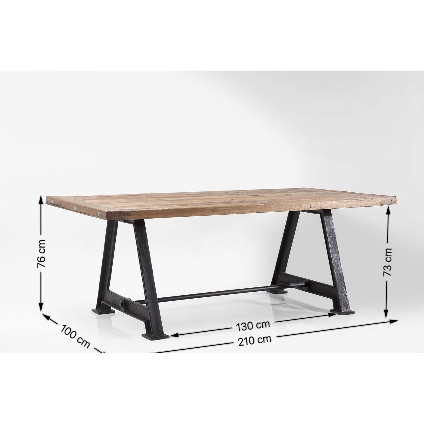 Table Railway 210x100cm Kare Design