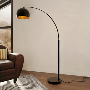 Lampadaire en métal noir - Dinard