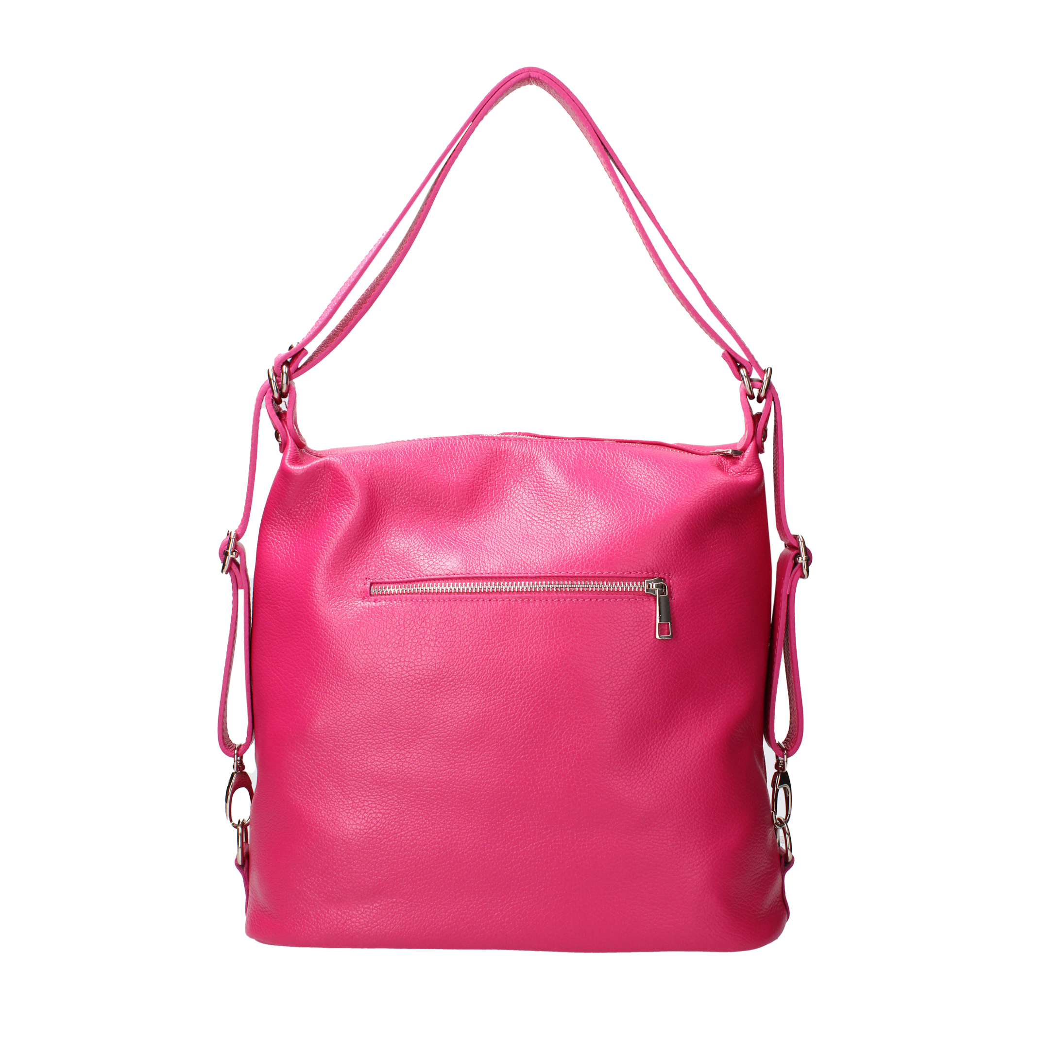 Borsa a spalla convertibile Anjelica - Vera pelle - 33.0 x 31.0 x 12.0 cm