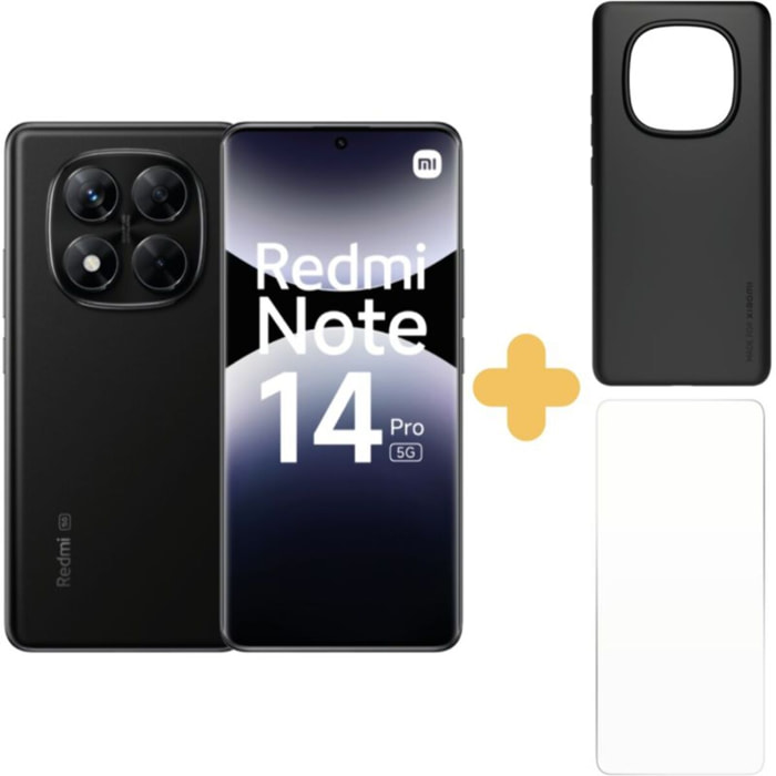 Smartphone XIAOMI Pack Redmi Note 14Pro 256Go+Coque+VT
