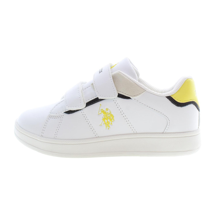 Sneakers U.S. Polo Assn White Yellow