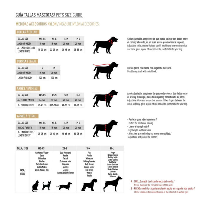 Correa para perros m diseño stitch