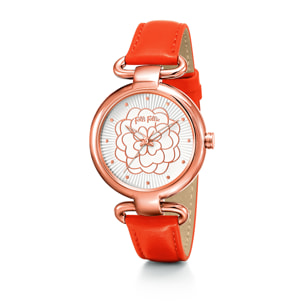 Reloj Folli Follie WF15R030SPW Mujer Analogico Cuarzo con Correa de Cuero