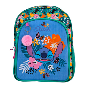 Stitch Tropical Zaino Primario con doppio scomparto adattabile al carrello.
