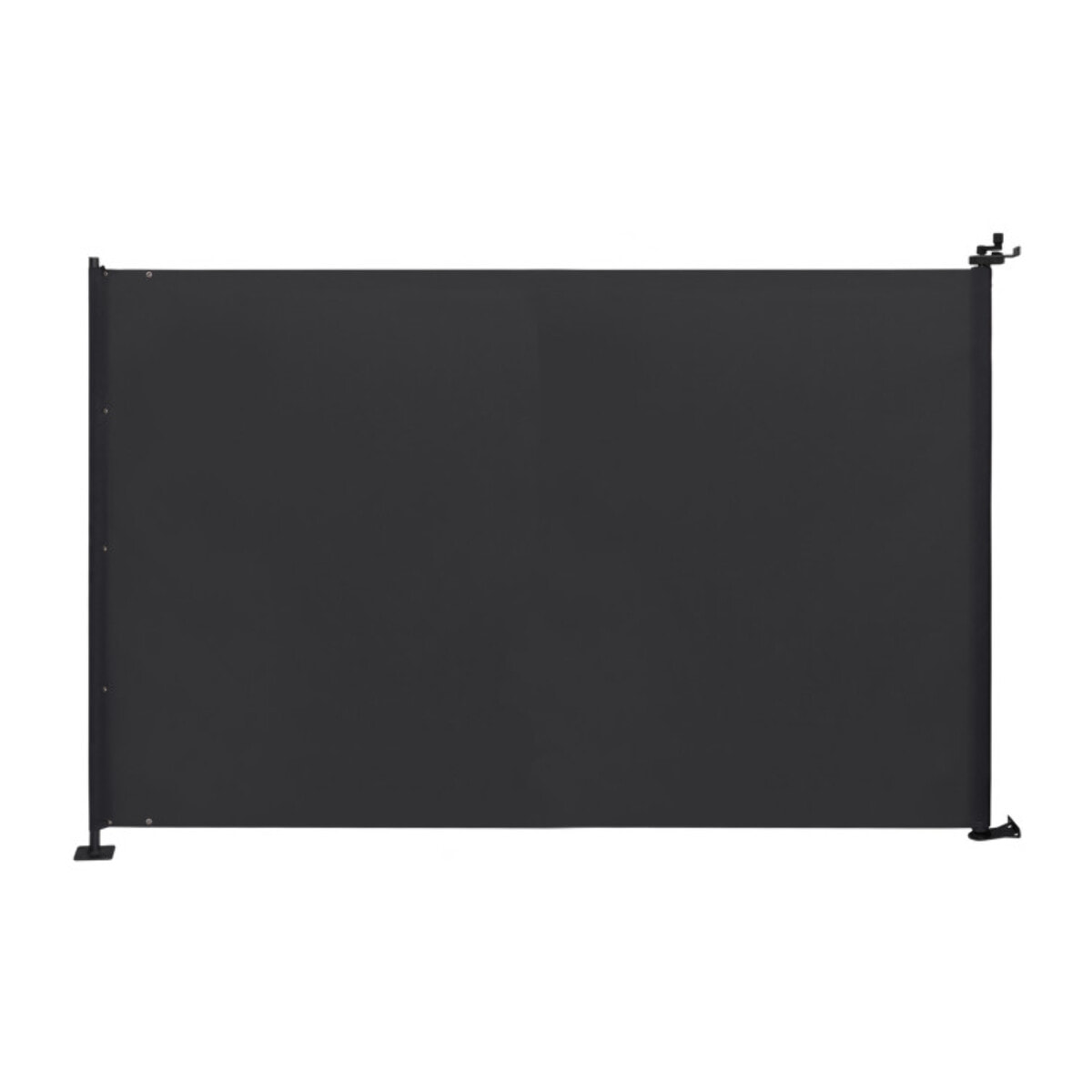 Paravent rétractable premium gris anthracite - Gris anthracite