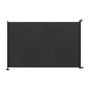 Paravent rétractable premium gris anthracite - Gris anthracite