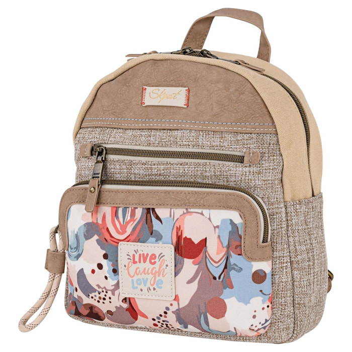 Bolso Mochila Mujer Skpat Leyre Taupe