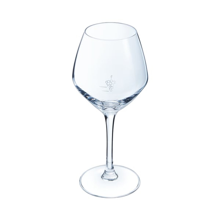 6 verres à pied jaugés 35 cl