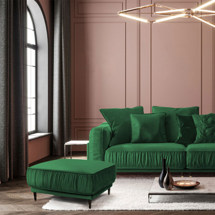 Pouf taille S Fiorenzo Velours