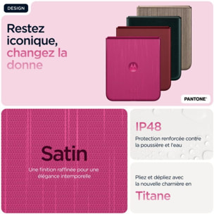 Smartphone MOTOROLA Razr 60 Ultra 512Go Rose 5G