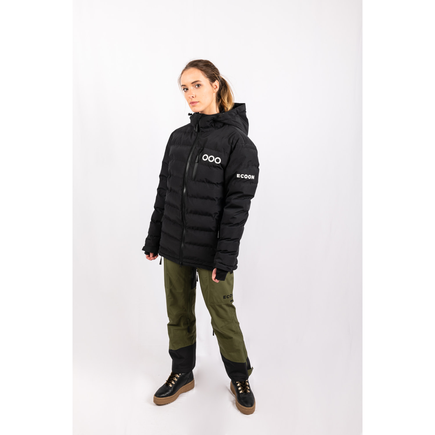 Pantalones ECOExplorer Pants Women marca ECOON - Caqui