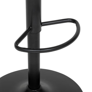Lot de 2 tabourets de bar "Sasha" gris