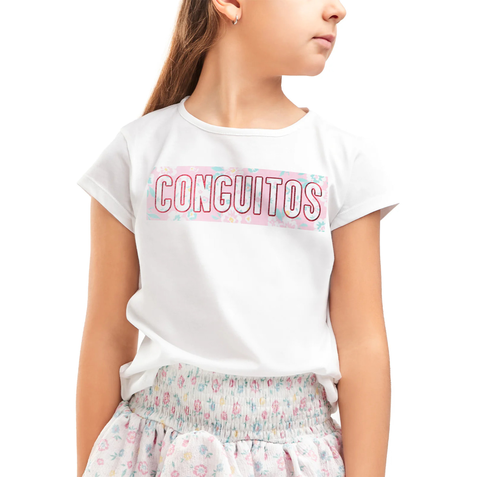 Conguitos - T-shirt a maniche corte casual stampata