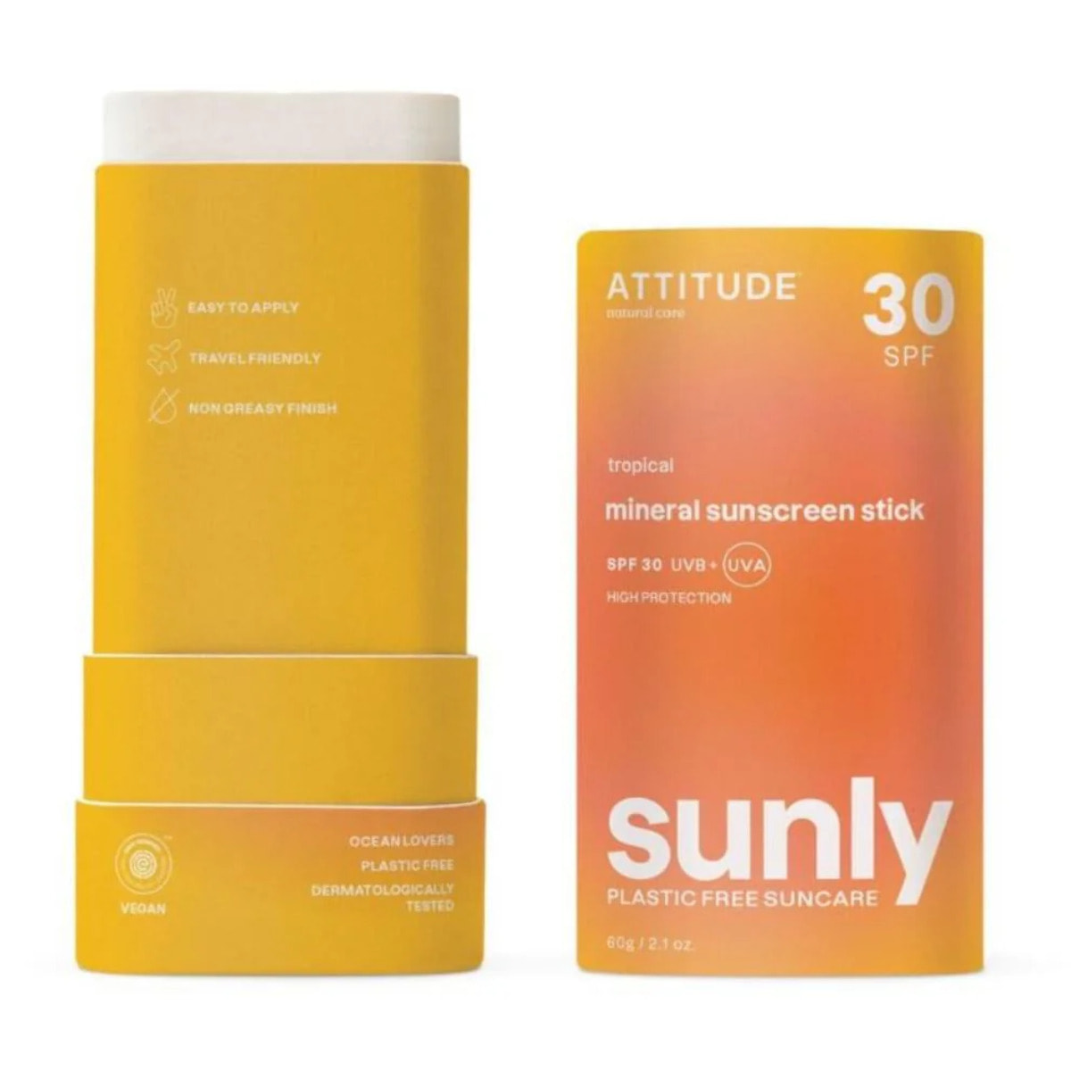 Crema solar stick tropical 30 SPF Attitude 60g