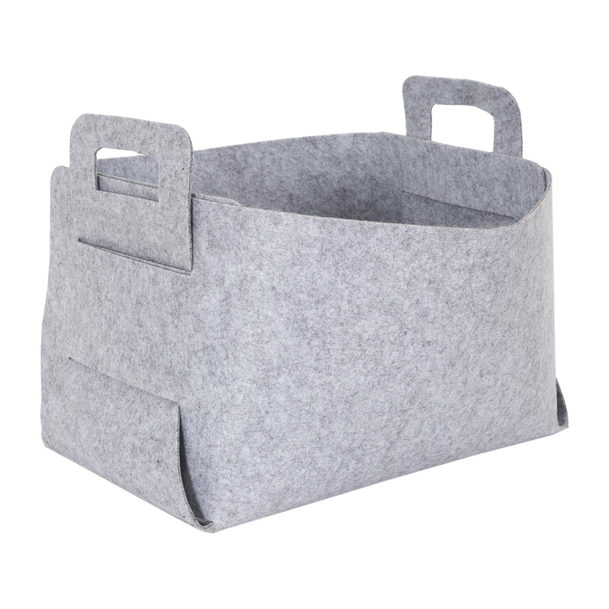 Lot De 3 Rangements En Feutre Pliables