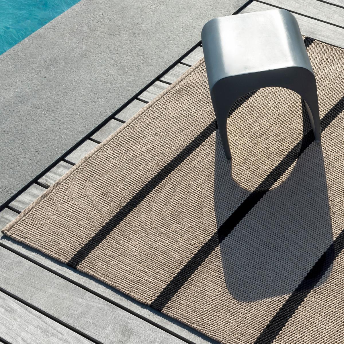 Tapis extérieur kilim fait main en PET NUITORJ