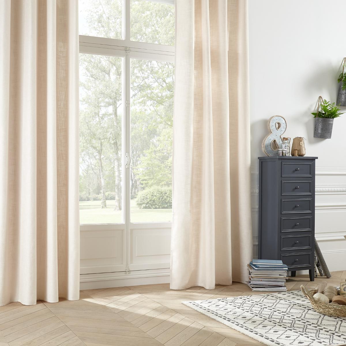 Rideau "Leon" beige 140x260cm