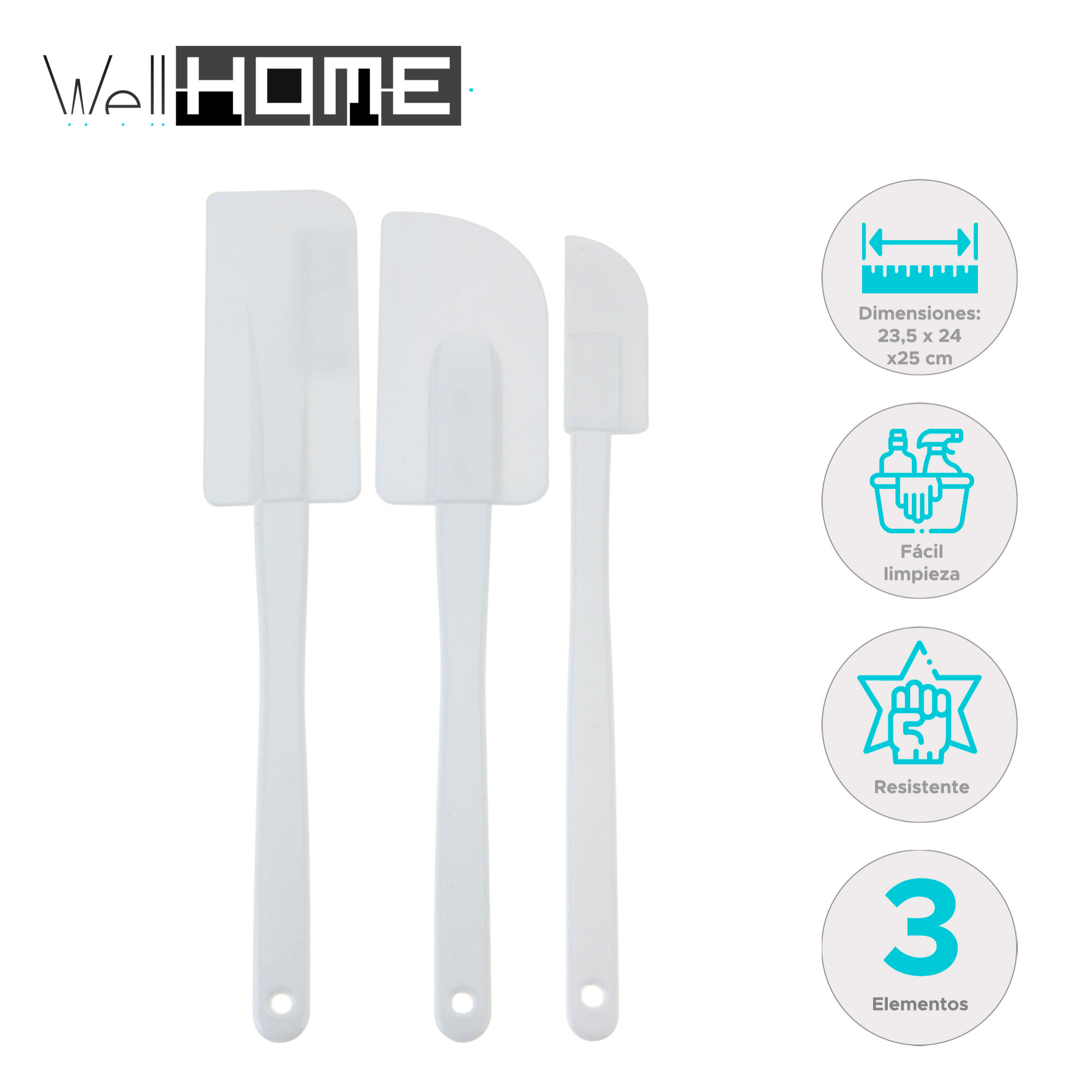 Conjunto de 3 raspadores multiusos para hogar y taller