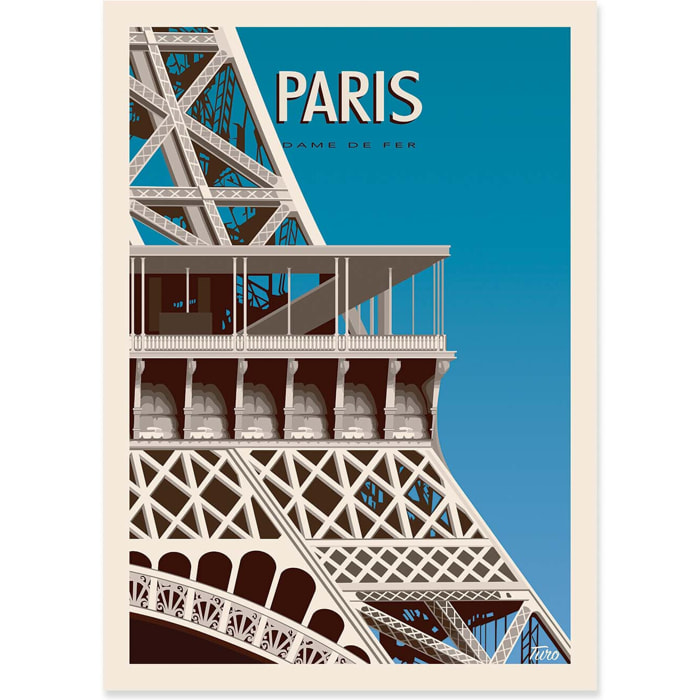 Affiche - Paris - TuroMemoriesStudio