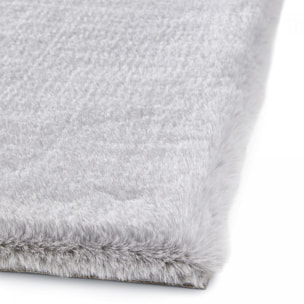 Tapis shaggy tissé motif uni TOGA