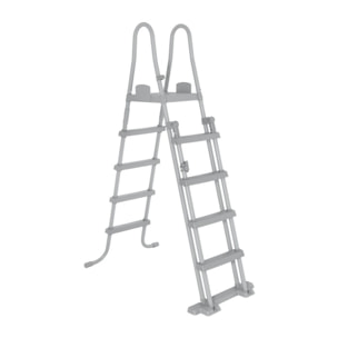 Bestway Échelle sécurisée pour piscine hors-sol jusqu'à hauteur 132 cm - 2 x 4 marches