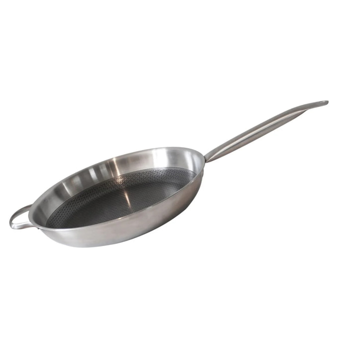 Poêle en acier inoxydable 18/10 32 cm Elo Relief Solution