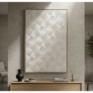 DIPINTO SU TELA SEMPLICITY C/CORNICE -A- CM 80X3,8X120