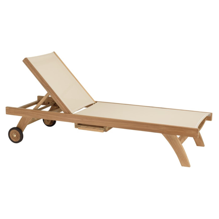 FUN - Bain de soleil textilène couleur beige