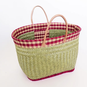 Panier artisanal Aravola Tsipika GM Fuchsia