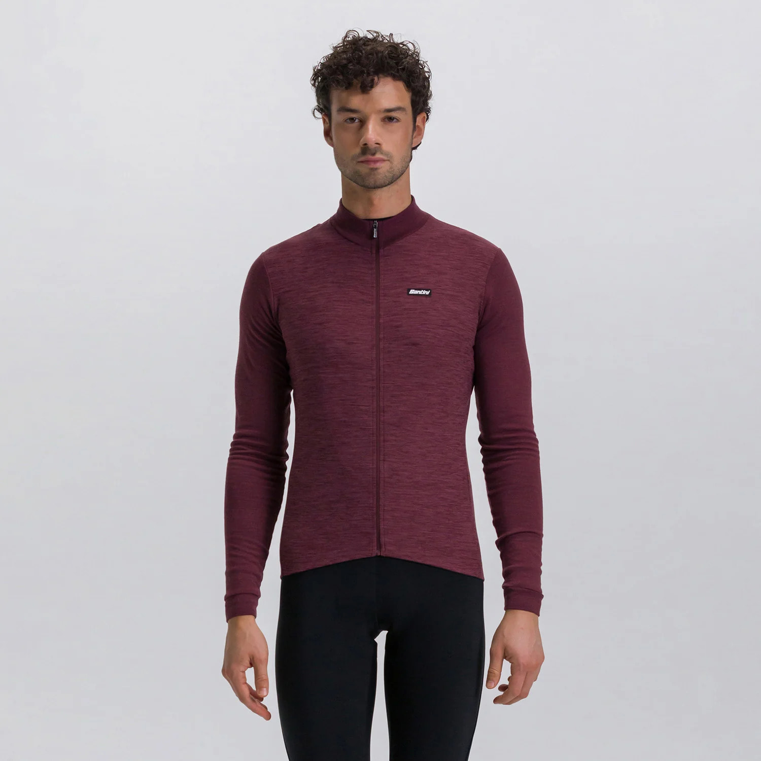 Pure Men's Long Sleeve Jersey - Bourgogne - Bourgogne