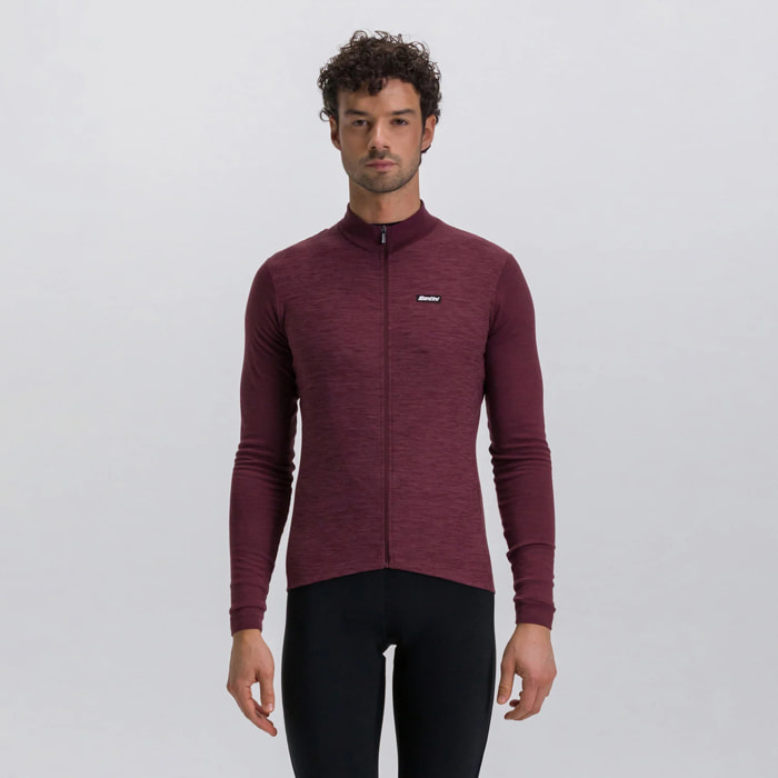 Pure Men's Long Sleeve Jersey - Bourgogne - Bourgogne