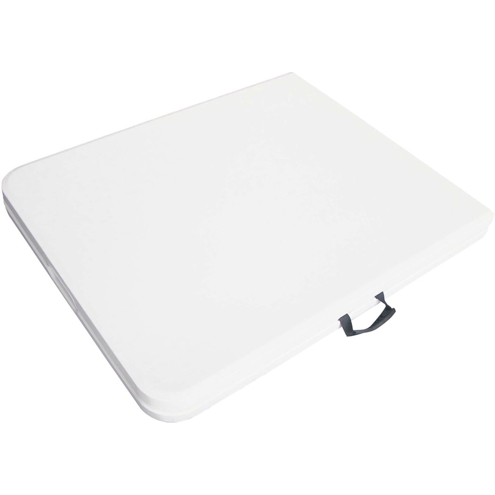 Table de jardin pliante en métal "Foldy" - 181 x 74 x 74 cm - Blanc