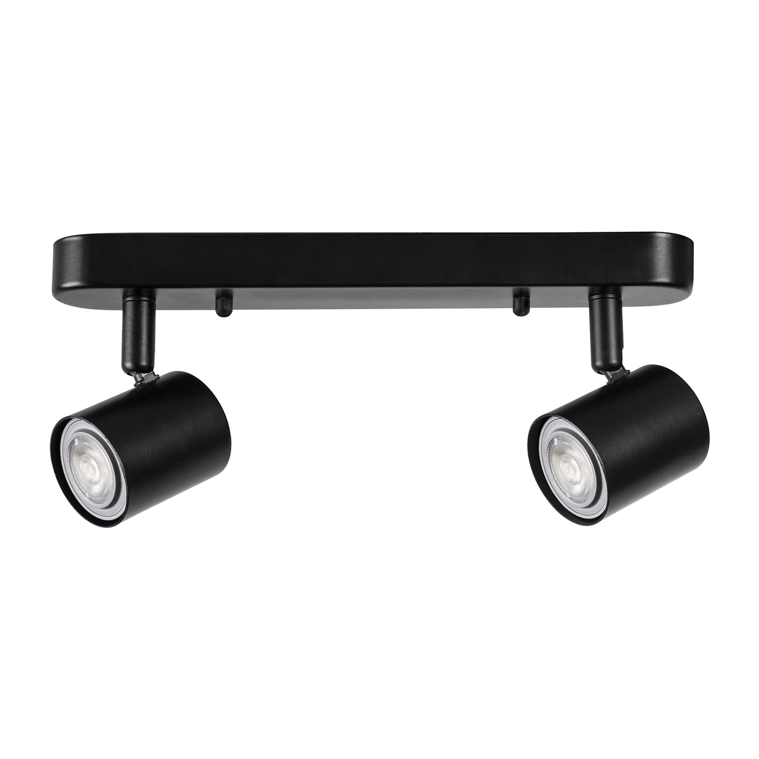 FORLIGHT Keeper Double proyector doble para boombilla GU10 en color negro