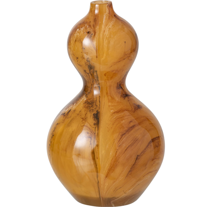 J-Line Vase poire - résine - caramel