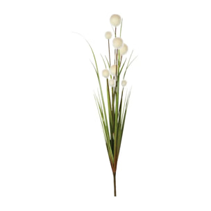 Tige de roseaux artificiels blanc ivoire H91cm