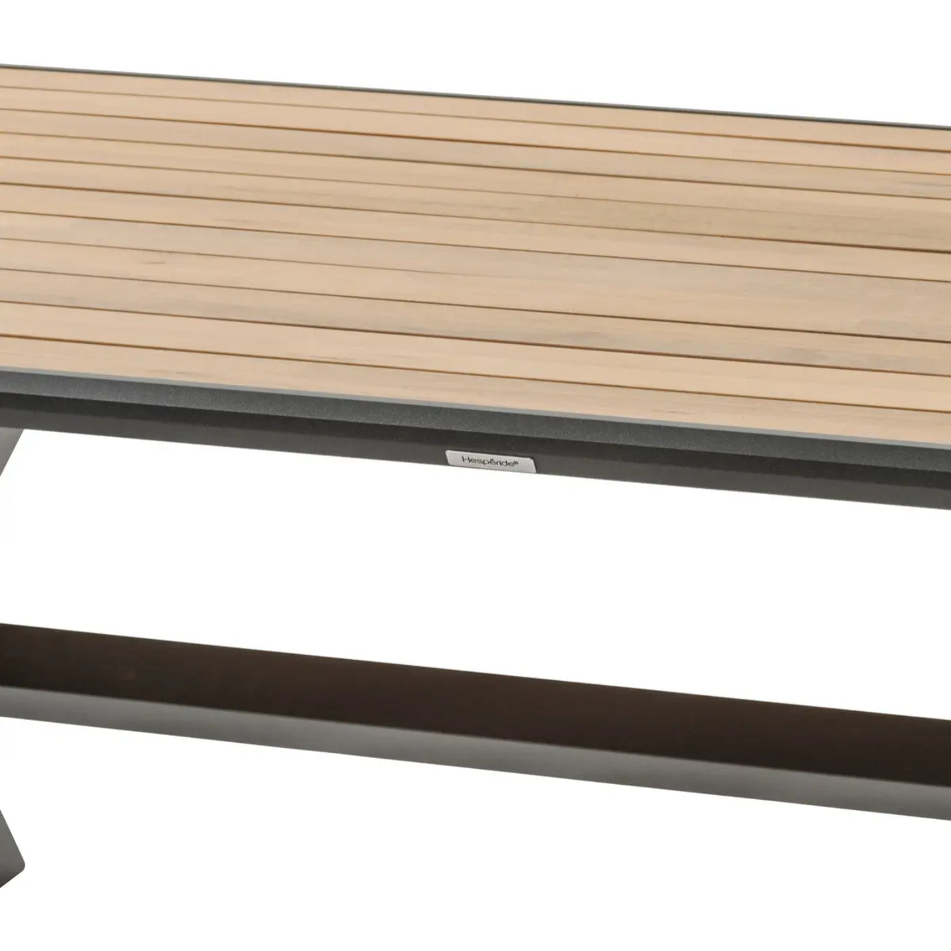 Table de jardin "Axiome" eucalyptus & graphite 8 places