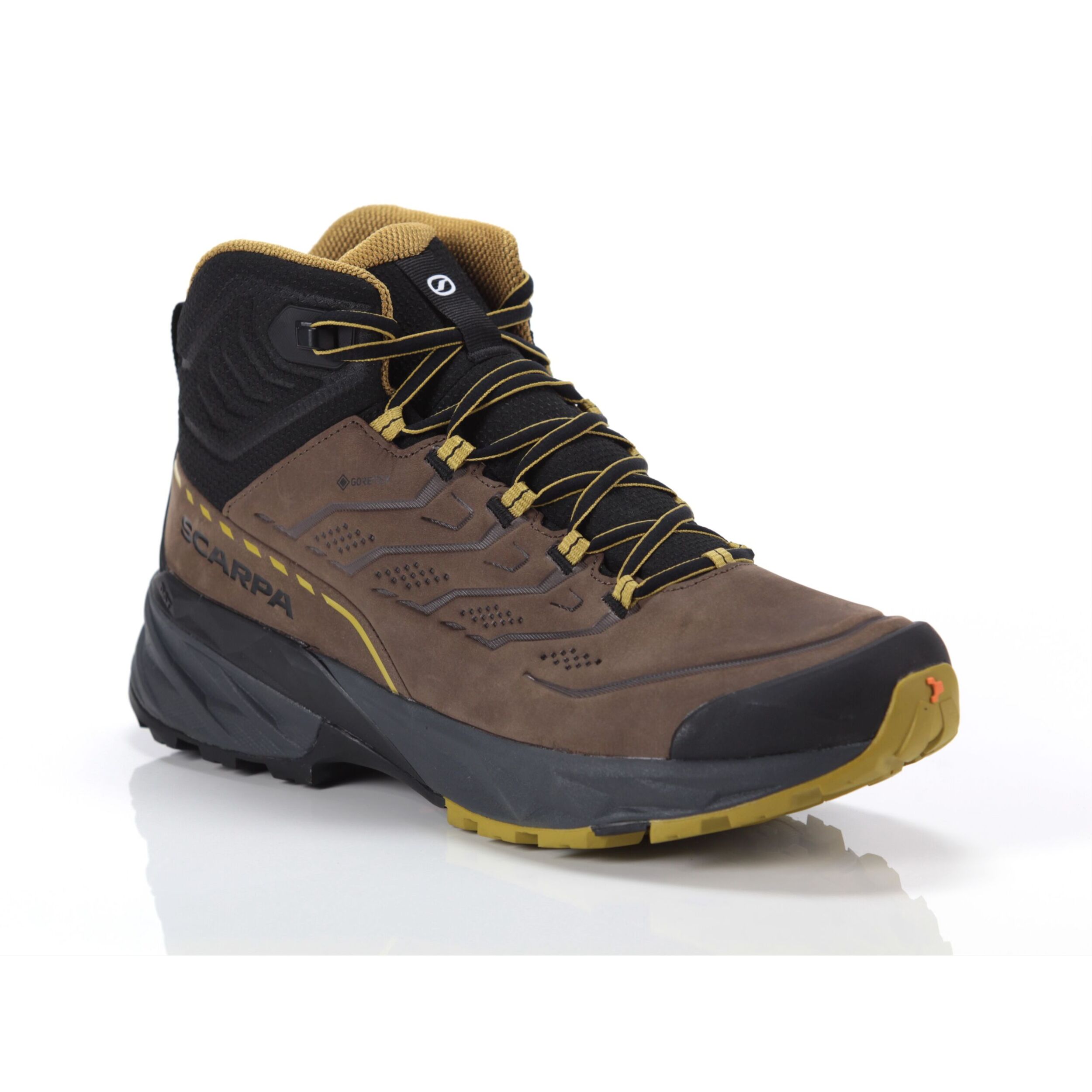 Trekking Scarpa Rush 2 Pro Mid Gtx-Brown-Sulphur- Gore-tex Shcm Marrone