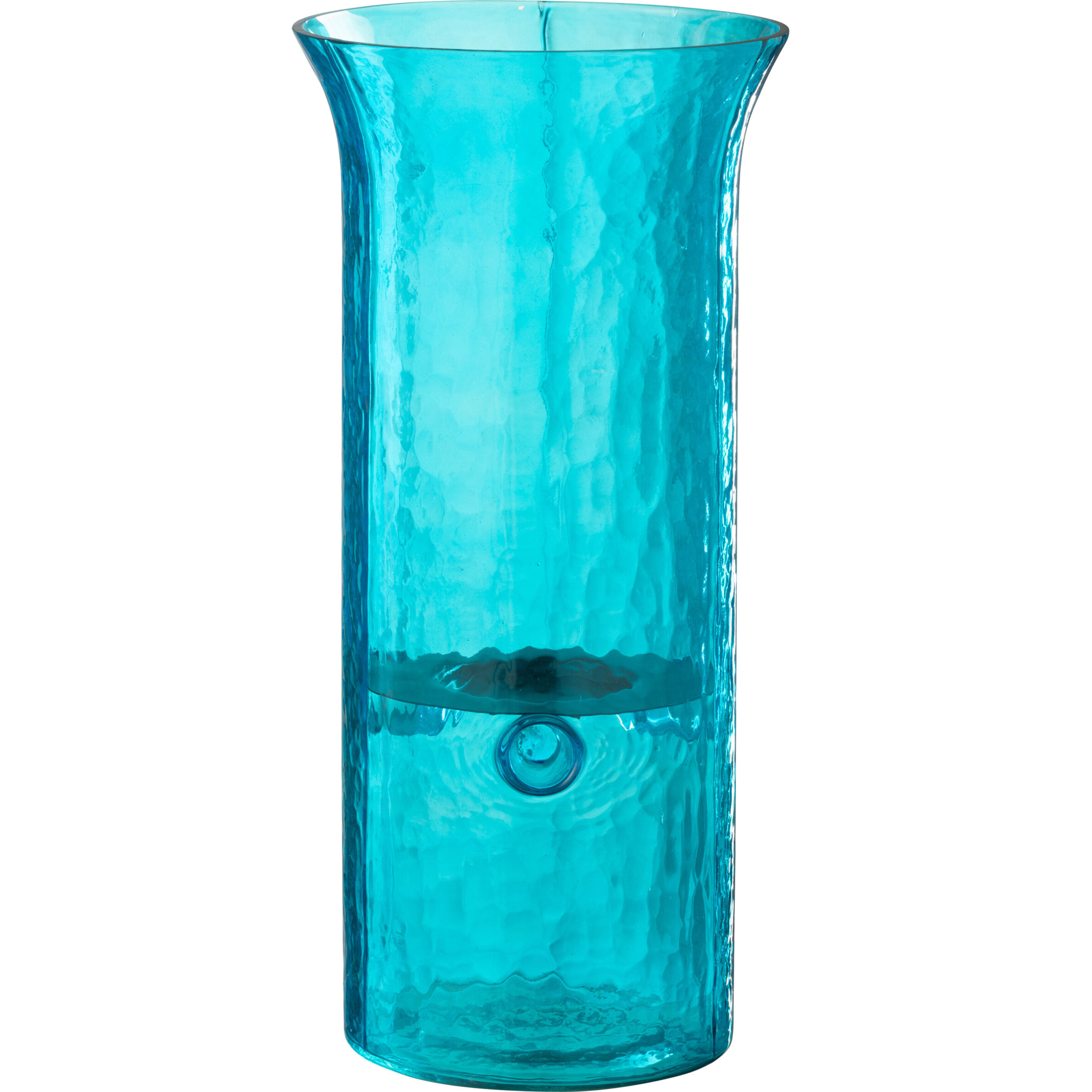 J-Line photophore Tarifa Etroit - glas - azur - extra large