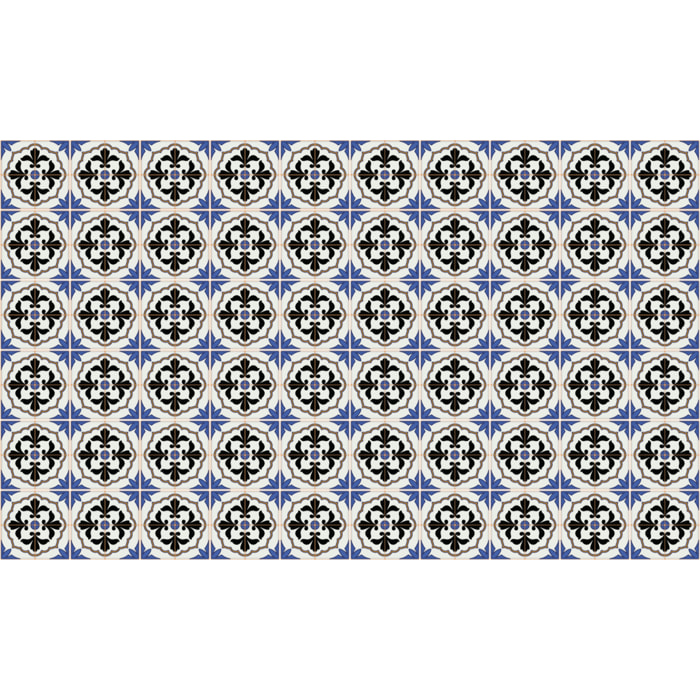 Stickers muraux - Sticker Mural Carrelage adhésif Cuisine Salle de Bain - 60 STICKERS CARRELAGES AZULEJOS JOAO