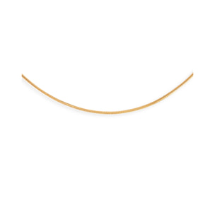 Collana Tail in Acciaio Placcato Oro