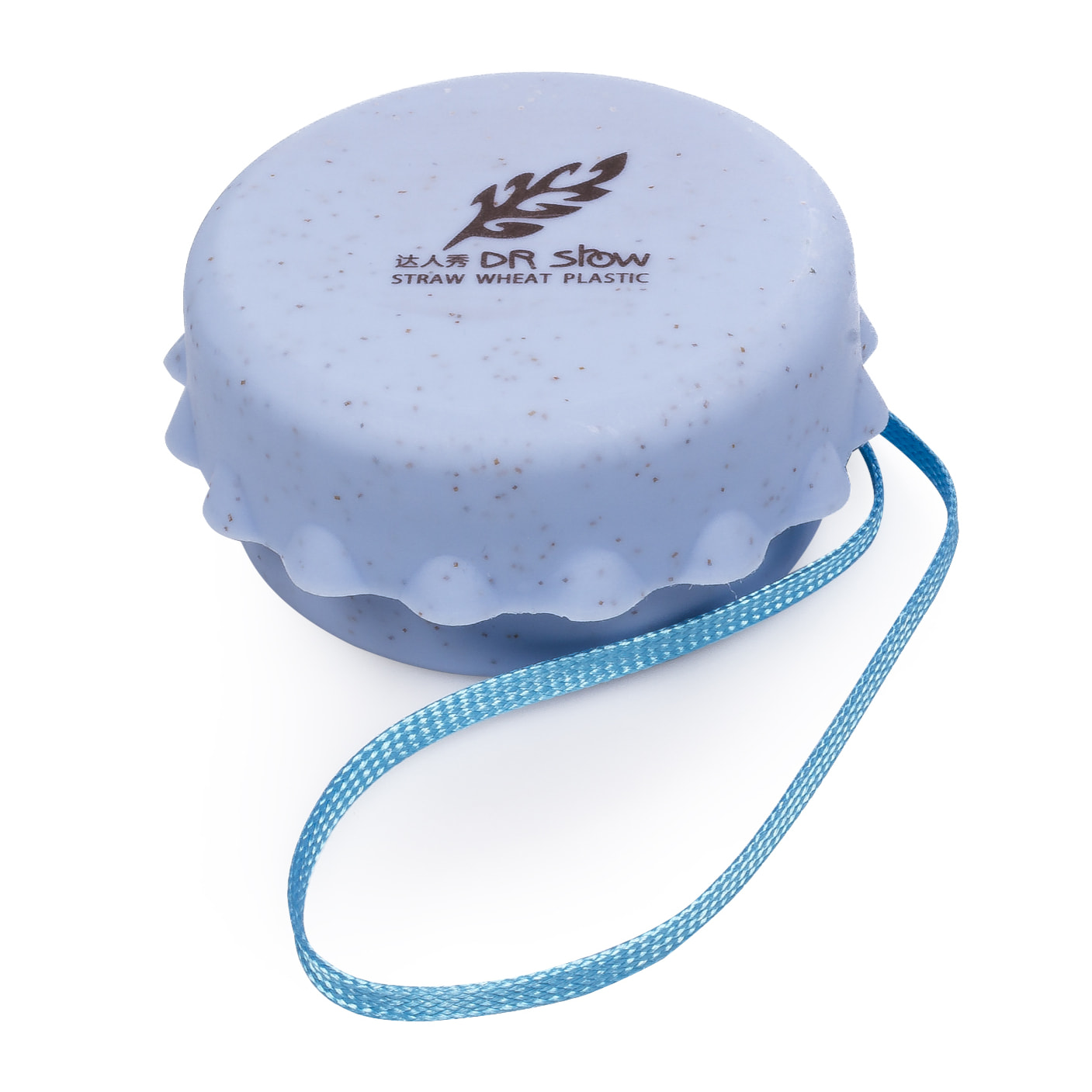 Bicchiere pieghevole in fibre naturali 130ml. Realizzato in canna da frumento, con lanyard per appendere.