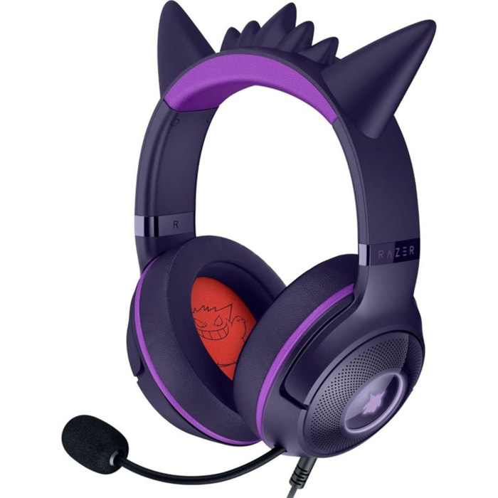 Casque gamer RAZER KRAKEN KITTY V2 ÉDITION POKÉMON GENGAR