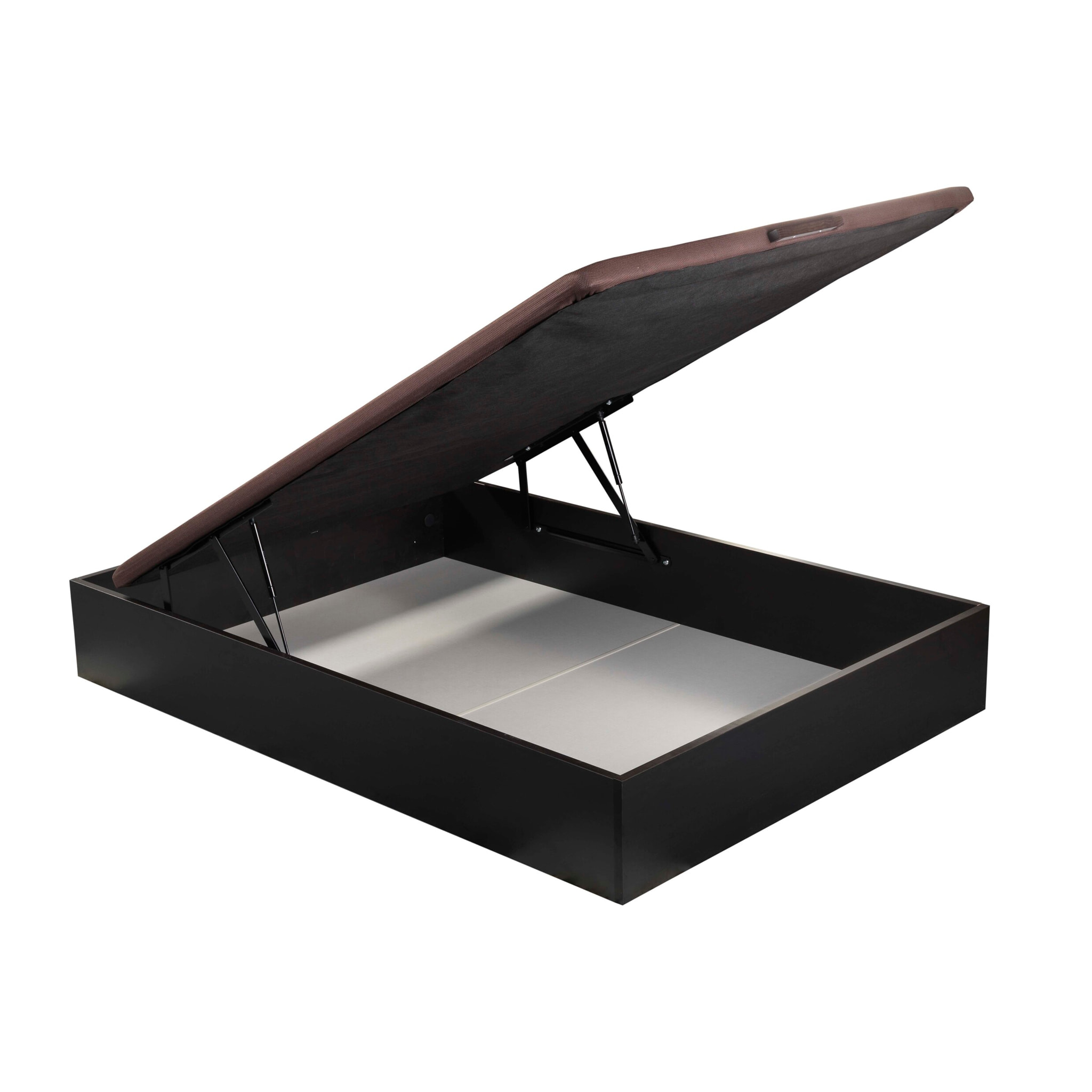 Canapé Abatible 32CM | ENVÍO, MONTAJE Y RECOGIDA ANTIGUO INCLUIDO | Madera | Color Wengué | Gran capacidad | ROYAL SLEEP