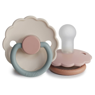 Frigg Pack 2 Chupetes Silicona Daisy