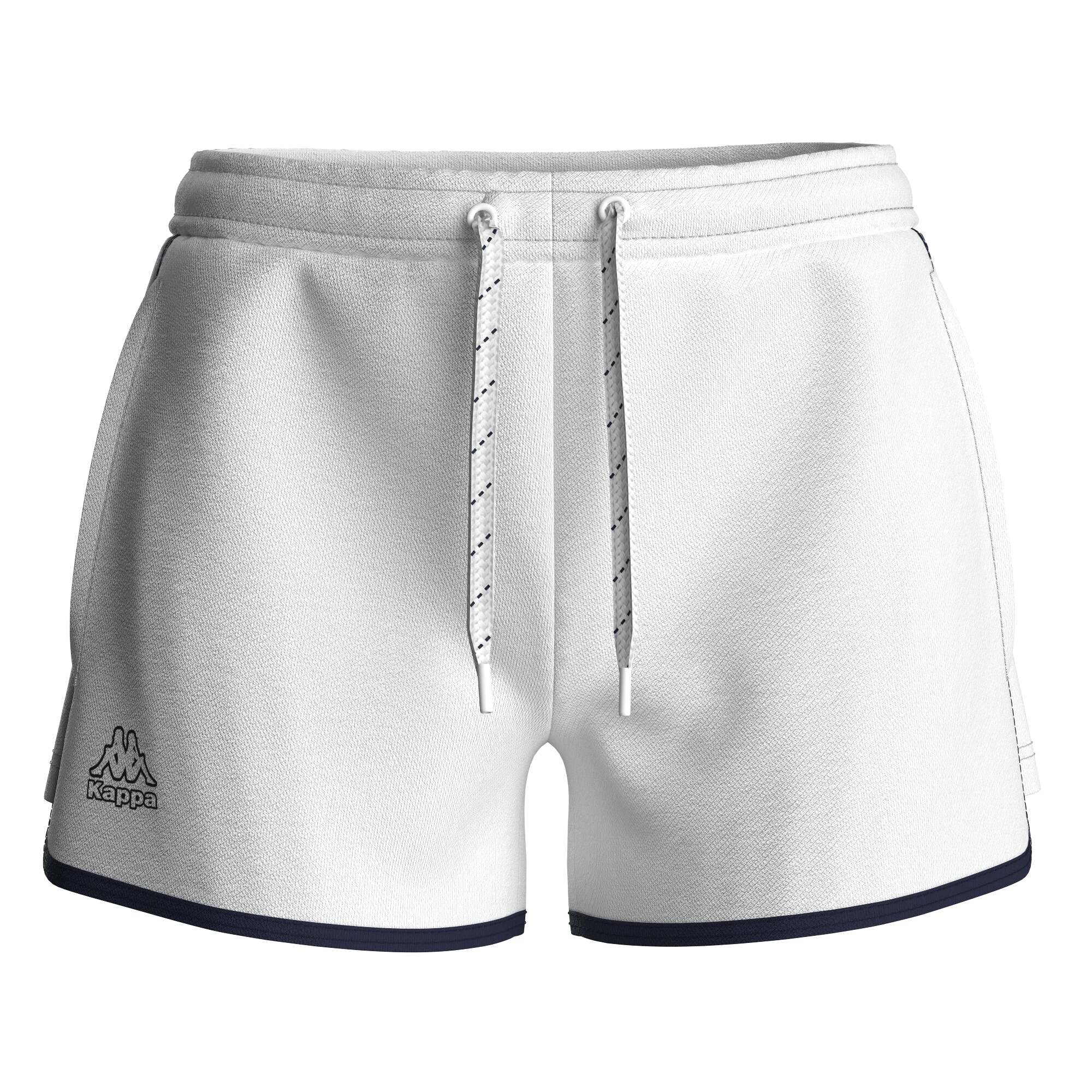 Kappa - Pantalones cortos Mujer Blanco - Logo Itaza