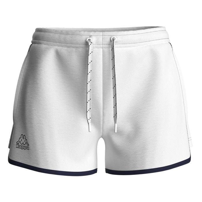 Kappa - Pantalones cortos Mujer Blanco - Logo Itaza