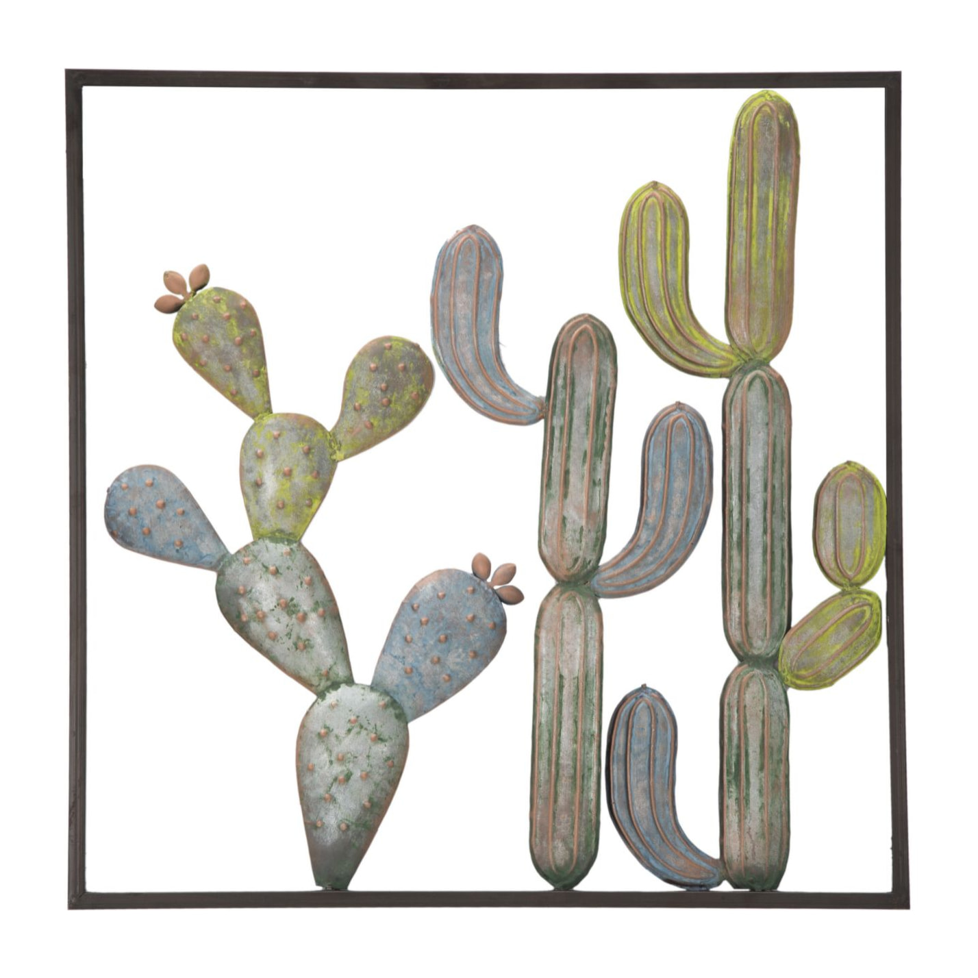 PANNELO IN FERRO CACTUS-FRAME -C- CM 50X1,3X50