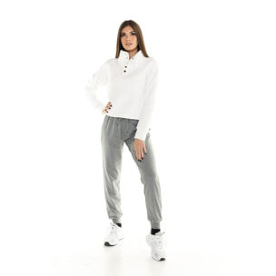Sudadera mujer Leone Leisure corta acolchada