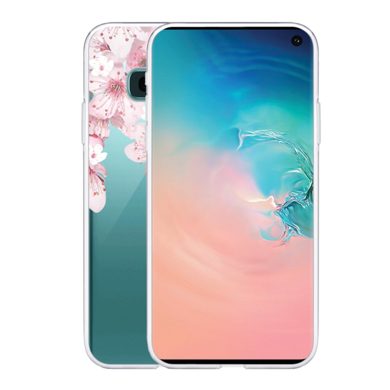 Coque Samsung Galaxy S10e 360 intégrale transparente Cerisier Tendance Evetane.