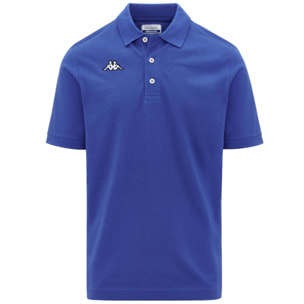 Kappa - Polo Shirts Uomo Blu - Logo Sharas Mss